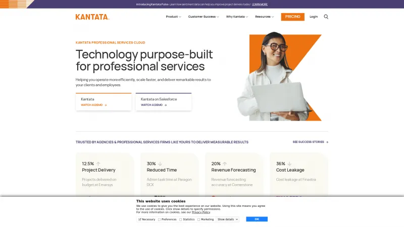 Homepage of Kantata