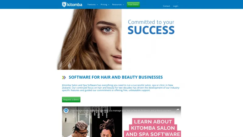 Homepage of Kitomba