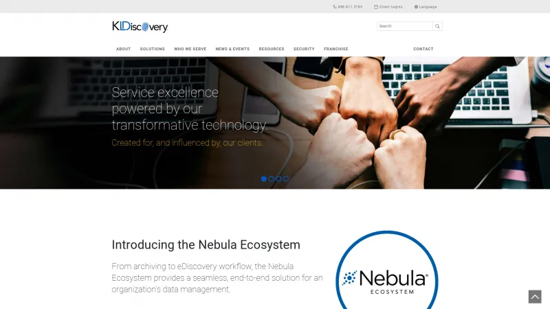 Homepage of Nebula