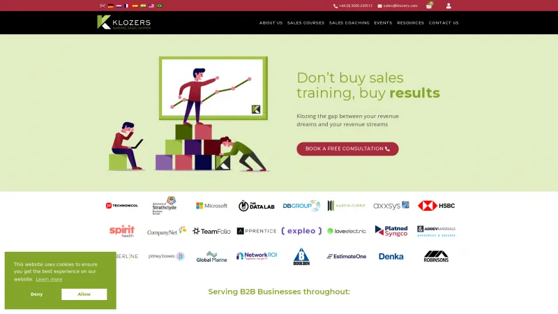 Homepage of Klozers