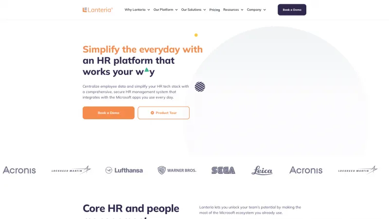 Homepage of Lanteria LMS