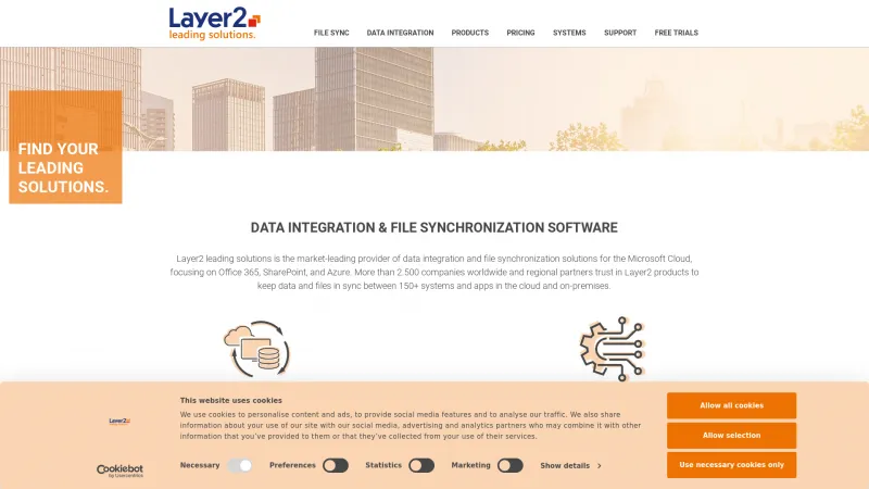 Homepage of Layer2 Cloud Connector