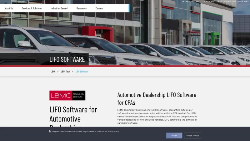 Homepage of LIFO Software