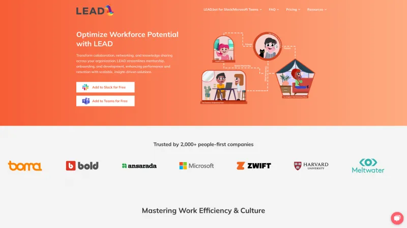 Homepage of LEAD