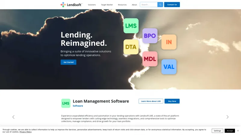 Homepage of Lendisoft LMS