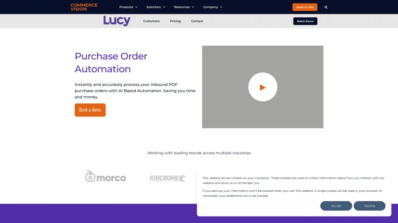 Homepage of Lucy