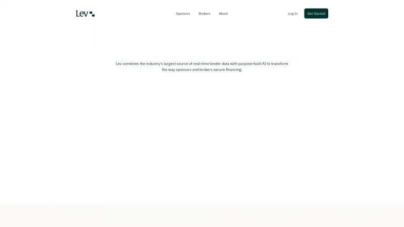 Homepage of Lev