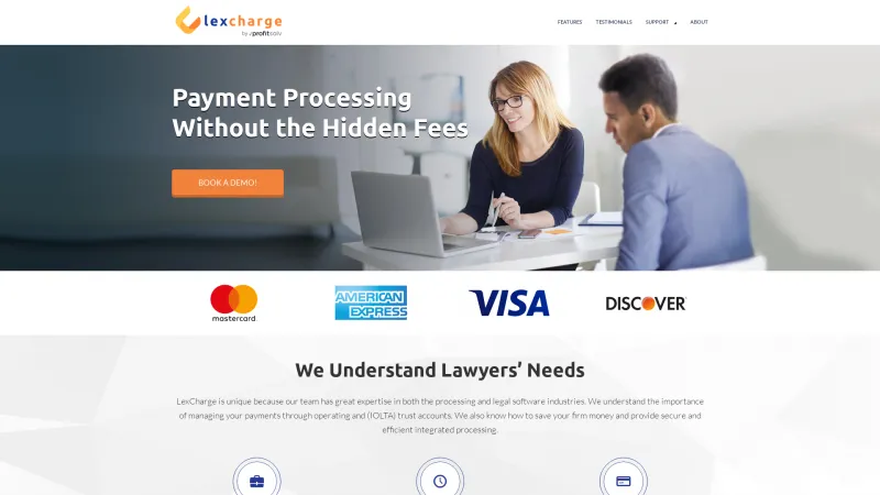 Homepage of LexCharge