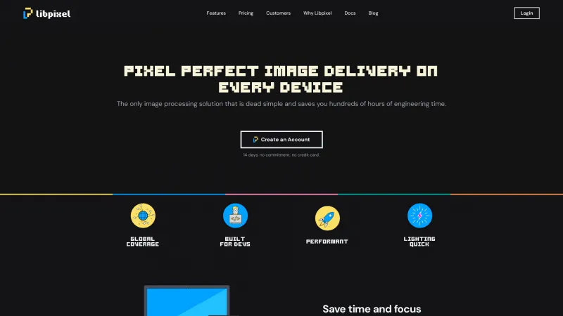 Homepage of Libpixel