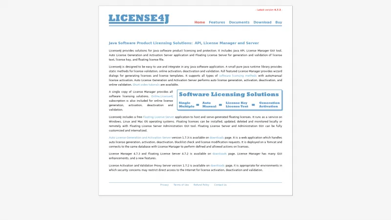 Homepage of License4J