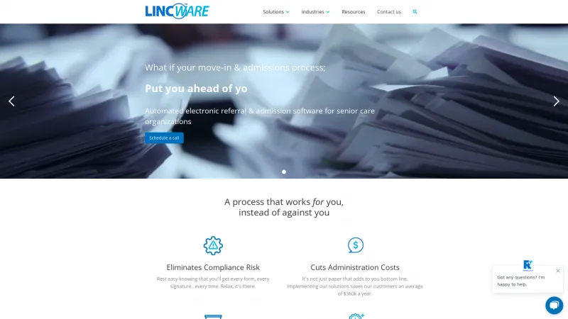 Homepage of LincWare