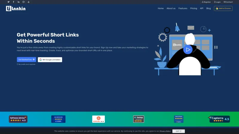 Homepage of Lnnkin