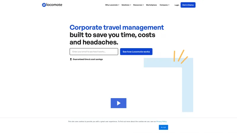 Homepage of Locomote