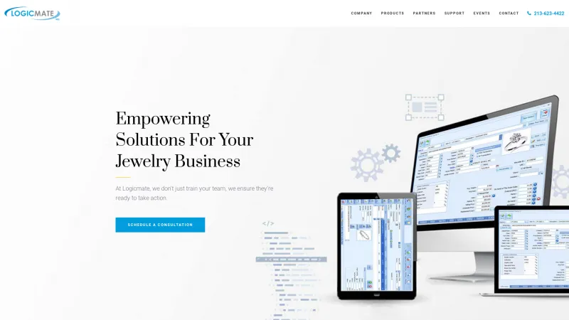 Homepage of JewelMate