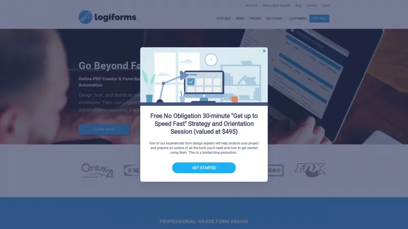 Homepage of Logiform