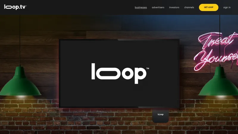 Homepage of Loop