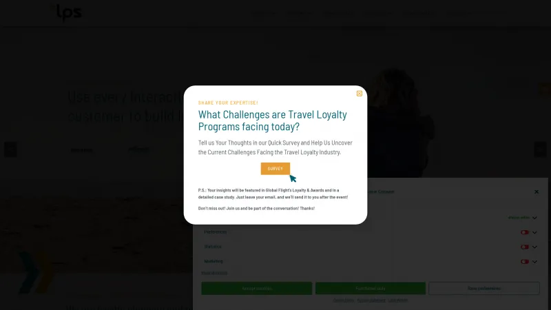 Homepage of Loyalty Management Suite