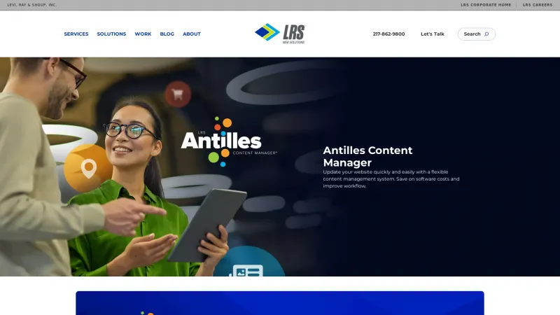 Homepage of LRS Antilles