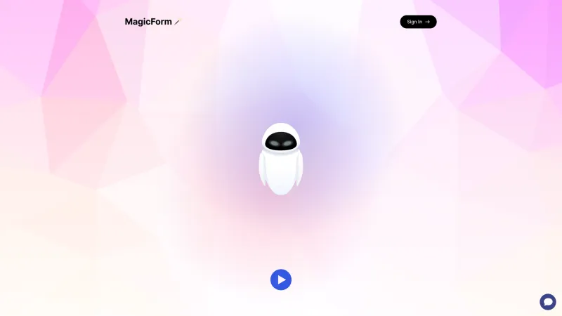 Homepage of MagicForm