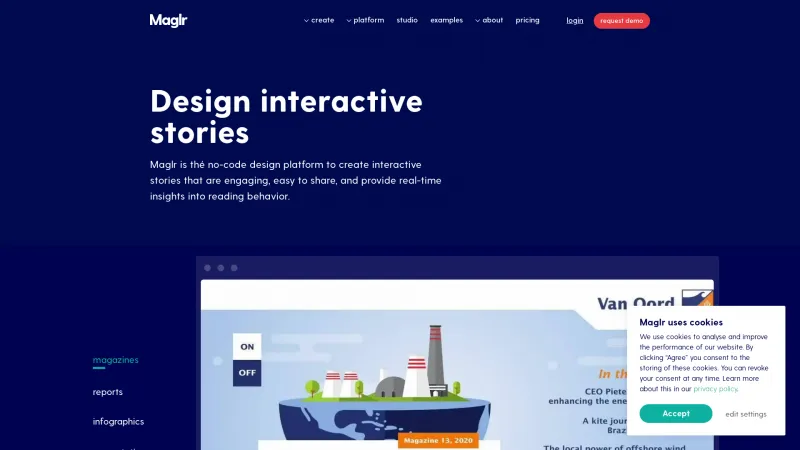 Homepage of Maglr