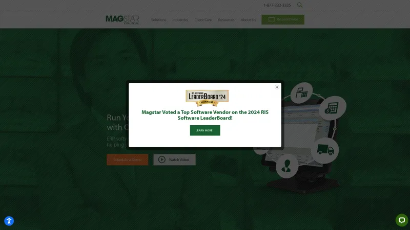 Homepage of Magstar TOTAL Retail