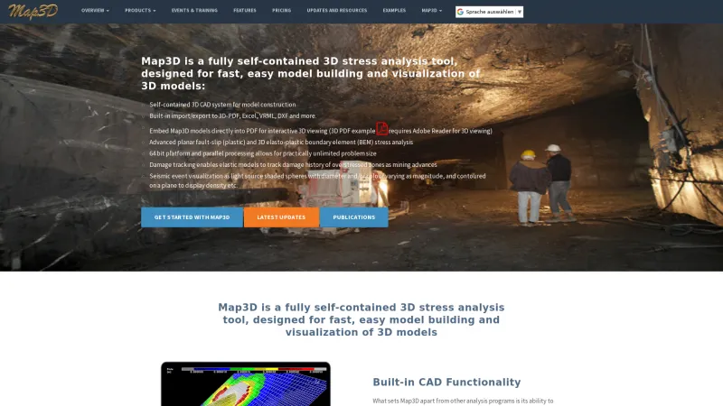 Homepage of Map3D