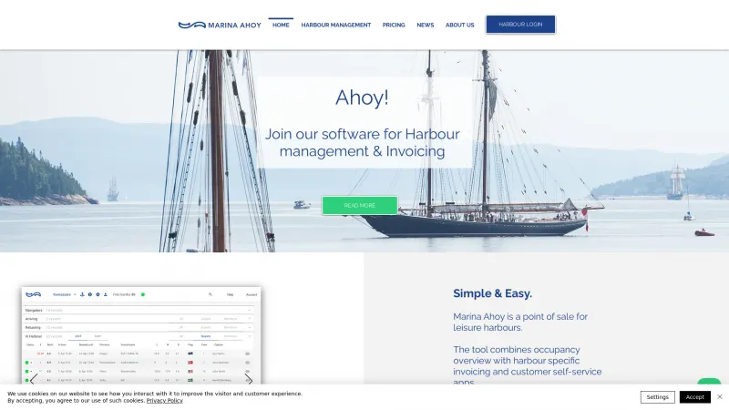 Homepage of Marina Ahoy