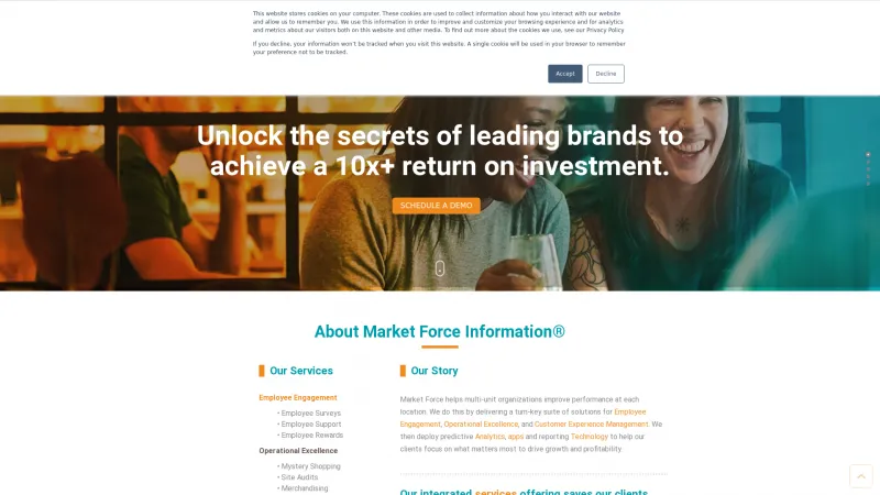 Homepage of KnowledgeForce