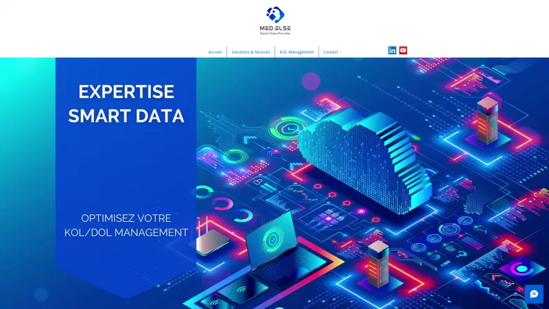 Homepage of Kolexia Smart Data