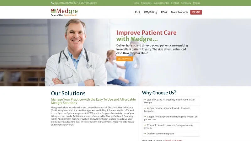 Homepage of MedGre