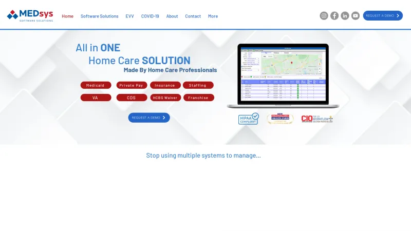 Homepage of MEDsys