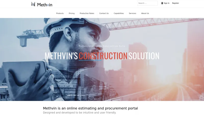 Homepage of Methvin