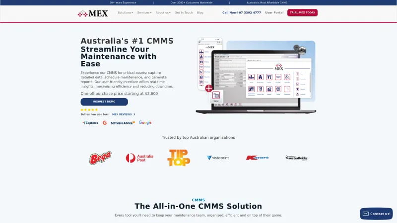 Homepage of FleetMEX