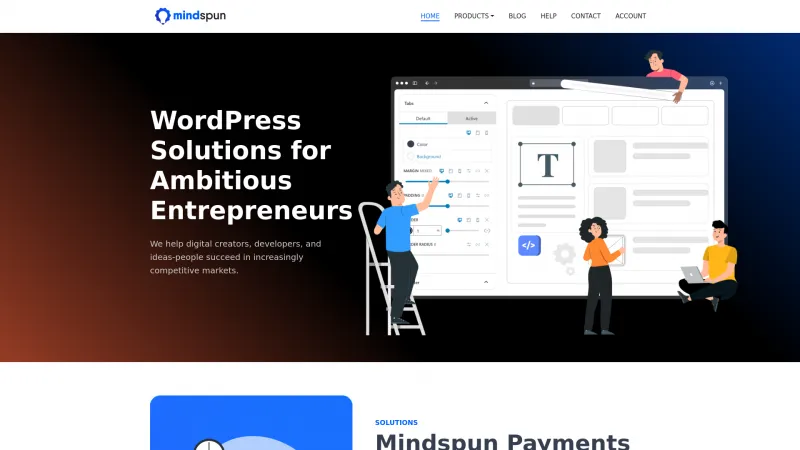 Homepage of Mindspun