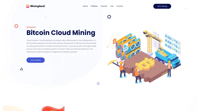 Homepage of Mining Land