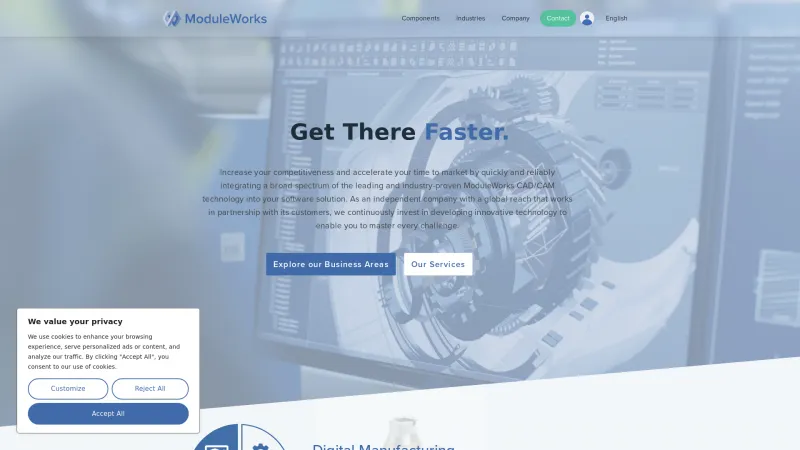 Homepage of ModuleWorks