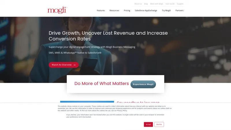 Homepage of Mogli