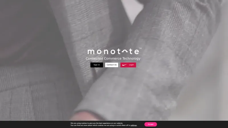 Homepage of Monotote