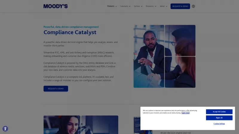 Homepage of Compliance Catalyst