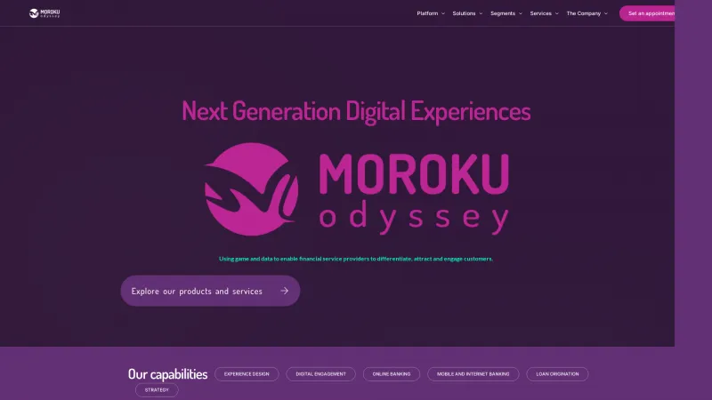 Homepage of MOROKU