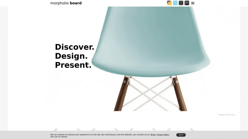 Homepage of Morpholio Board