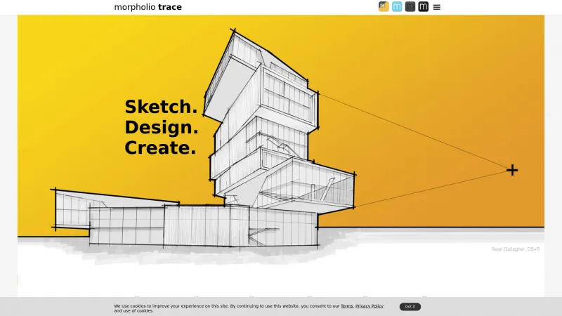 Homepage of Morpholio Trace