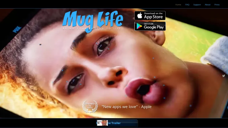 Homepage of Mug Life