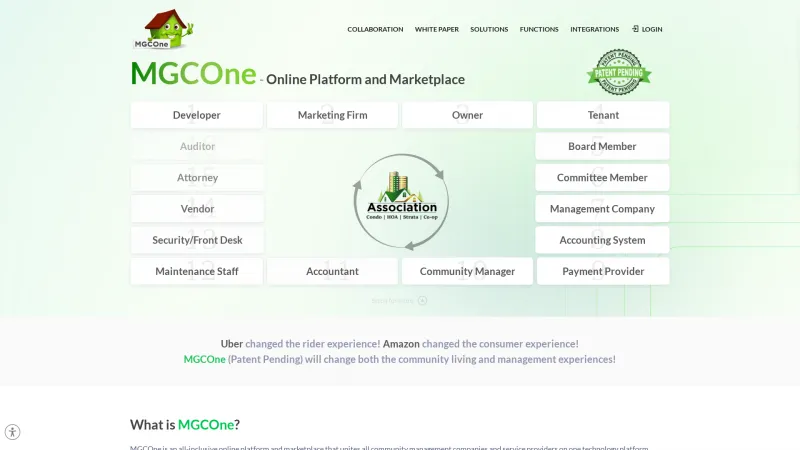 Homepage of My Green Condo