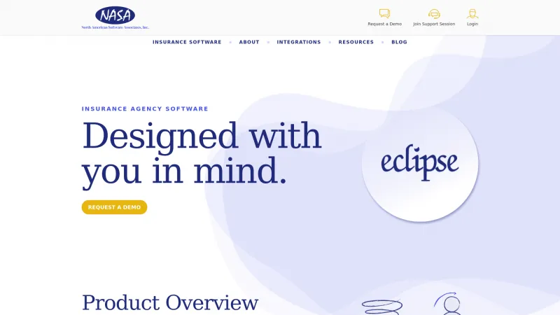 Homepage of Eclipse