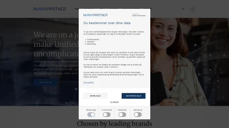 Homepage of NaviPartner