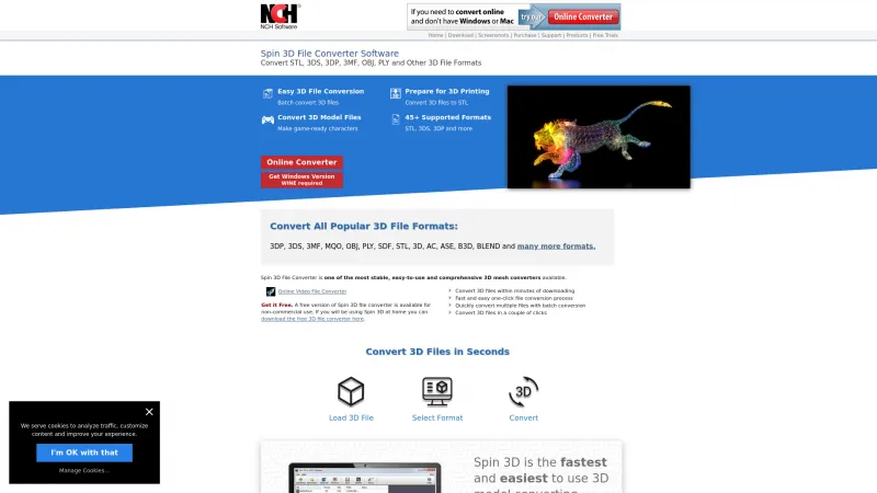 Homepage of Spin 3D