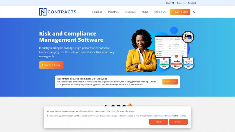 Homepage of Ncontracts