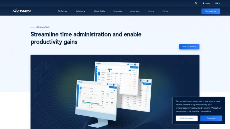 Homepage of NeeyamoWorks Time