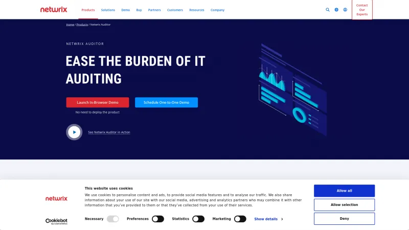 Homepage of Netwrix Auditor